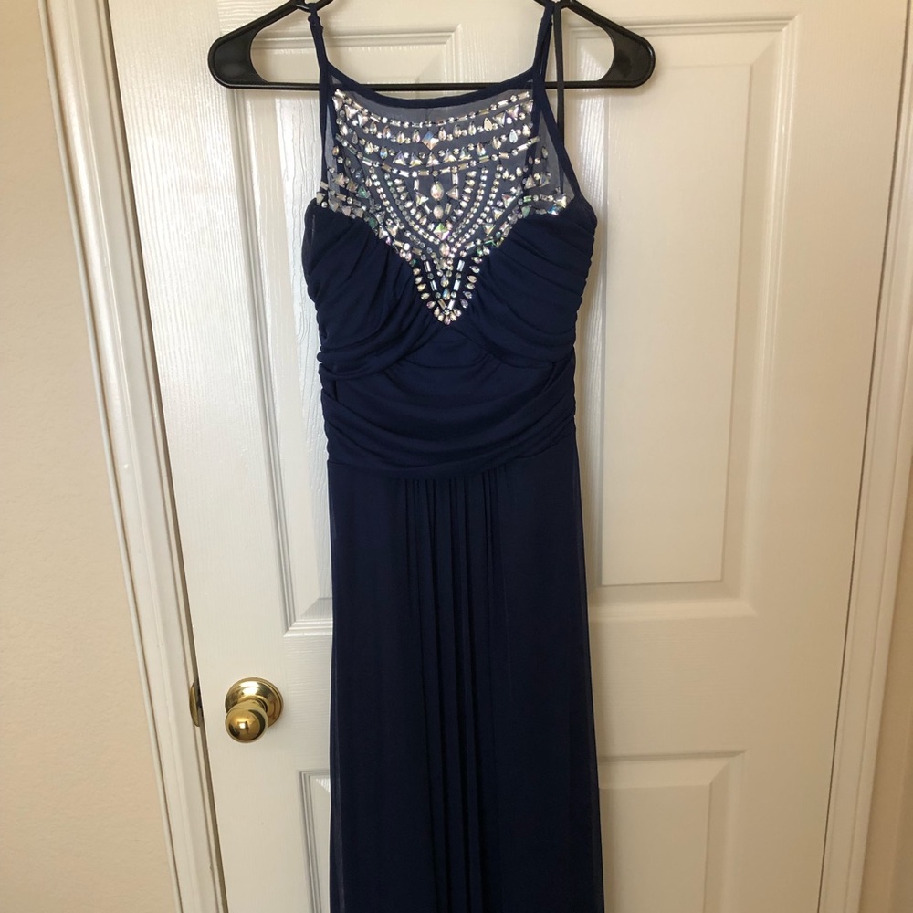 Sparkling Navy Blue Dress